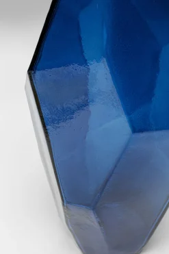 Wazon Ze Szkła Z Recyklingu Niebieski 13x31 Cm