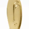 Wazon Złoty Z Aluminium Motyw Twarzy 20x35 Cm