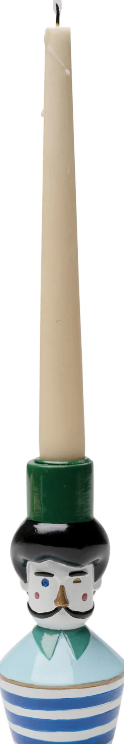 Świecznik Kolorowy Lord Na świecę Stożkową 16 Cm