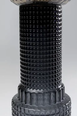 Świecznik Szklany Szaro-brązowy Ø12x49 Cm