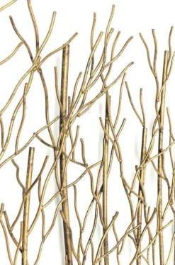 Wieszak Bush 89x83 Cm Czarno-złoty