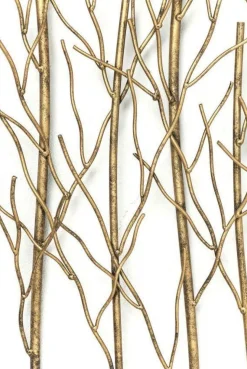 Wieszak Bush 89x83 Cm Czarno-złoty