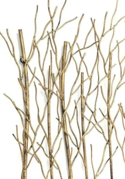 Wieszak Bush 89x83 Cm Czarno-złoty