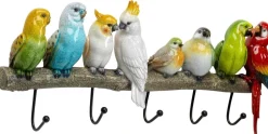 Wieszak ścienny Exotic Birds 54x24 Cm Kolorowy