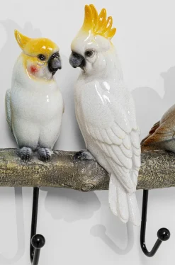 Wieszak ścienny Exotic Birds 54x24 Cm Kolorowy