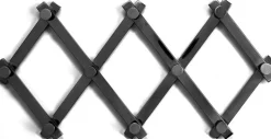 Wieszak ścienny Rozkładany Crossing 71x30 Cm Czarny Matowy