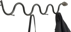 Wieszak ścienny Snake 73x11 Cm Czarny