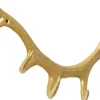 Wieszak ścienny Stalowy Złote Poroże 35 Cm