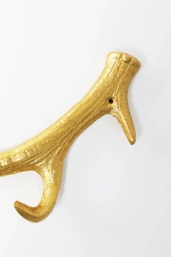 Wieszak ścienny Stalowy Złote Poroże 35 Cm