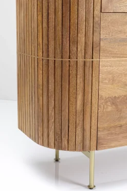 Witryna Grace 100x145 Cm Drewno Mango - Blat Marmur