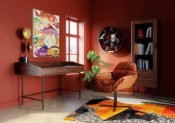 Witryna Ravello 55x170 Cm Sheesham Brązowa