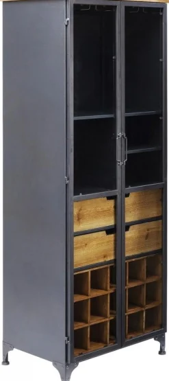 Witryna Refugio 60x156 Cm Antracytowa