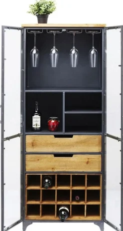 Witryna Refugio 60x156 Cm Antracytowa