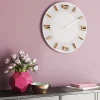 Zegar ścienny Leonardo Ø49 Cm Biało-złoty