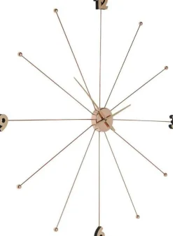 Zegar ścienny Like Umbrella Ø100 Cm Różowe Złoto