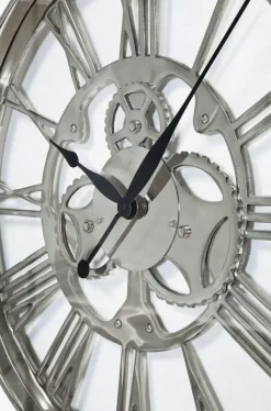 Zegar Wiszący Gear Ø60 Cm Srebrny