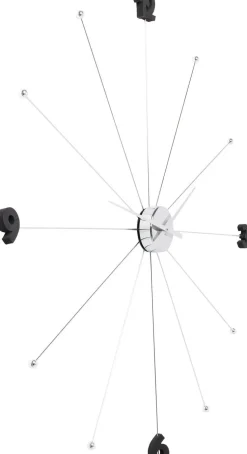 Zegar Wiszący Like Umbrella Ø100 Cm Chromowy