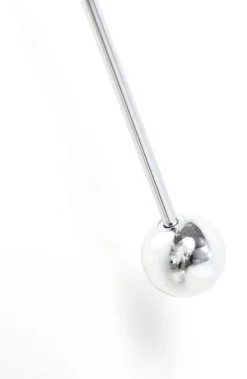 Zegar Wiszący Like Umbrella Ø100 Cm Chromowy