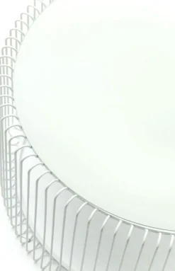Zestaw Dwóch Stolików Kawowych Wire Białe