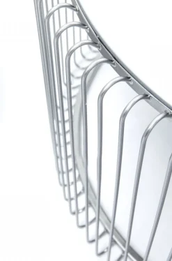Zestaw Dwóch Stolików Kawowych Wire Srebrne