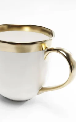 Zestaw śniadaniowy Bell 12 El. Biało-złoty