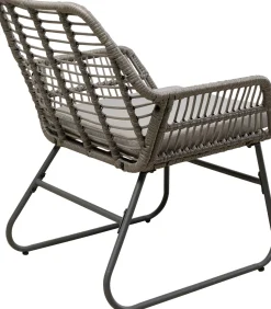Zestaw Ogrodowy 4-elementowy Sofa, 2 Fotele I Stolik Kawowy