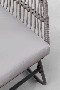 Zestaw Ogrodowy 4-elementowy Sofa, 2 Fotele I Stolik Kawowy